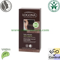 Colorante capilar en polvo 100% vegetal Casta�o Oscuro LOGONA